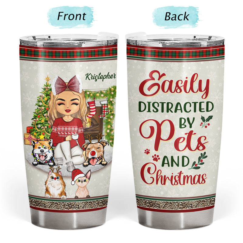 Build Your Own Reindeer Personalized Acrylic Insulated Tumbler for Boys