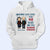 Christmas Chibi Couple Annoying Each Other - Christmas Gift For Couple - Personalized Custom Hoodie