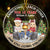 Christmas Family Chibi Couple Annoying Each Other Since - Gift For Couples - Personalized Custom Circle Acrylic Ornament