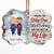 Christmas Family Chibi Couple Annoy For The Rest Of My Life - Gift For Couples - Personalized Wooden Ornament