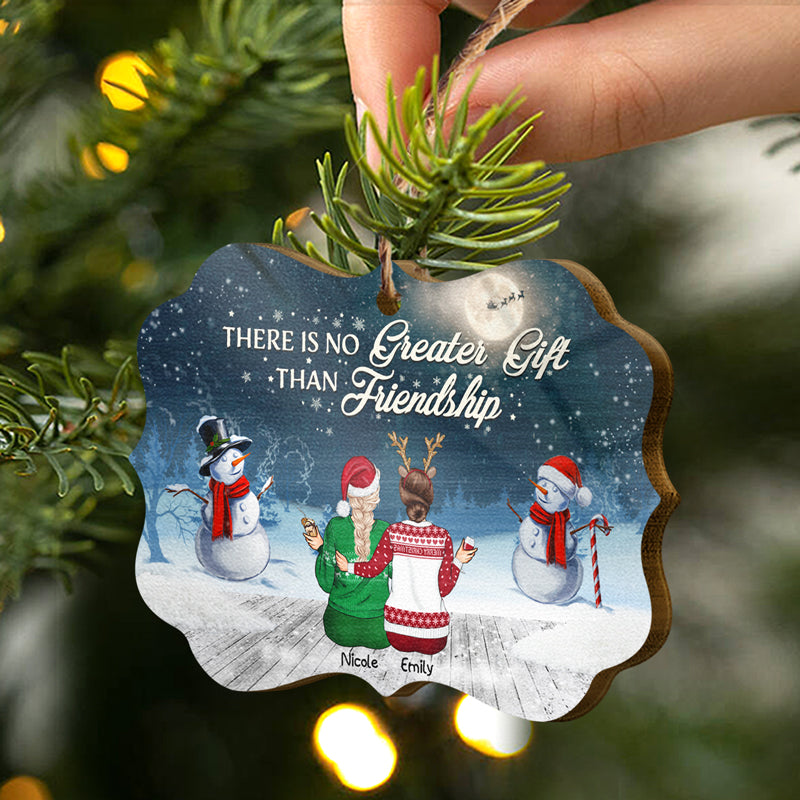 Personalized Christmas Gift For Bestie Best Friends Ornament