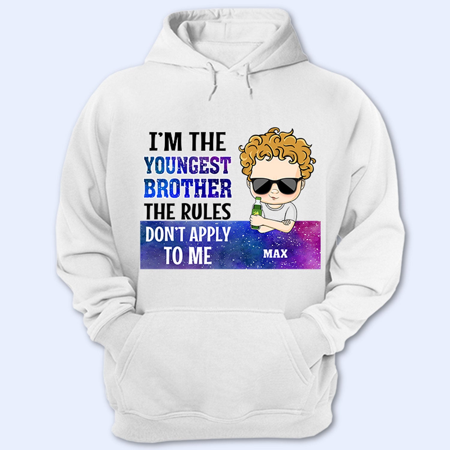 I'm The Rules Sister Brother Parent - Family Sibling Gift - Personalized Custom Hoodie