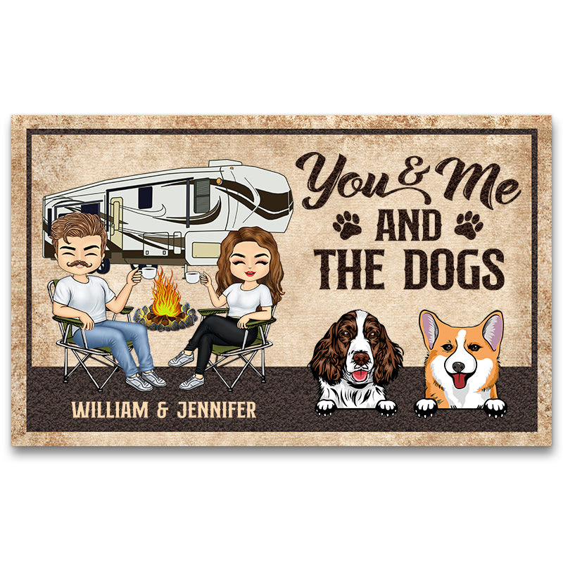 Welcome Hope You Like Dogs, Dog Welcome, Dog Lover Gift, Custom Doorma -  Wander Prints™