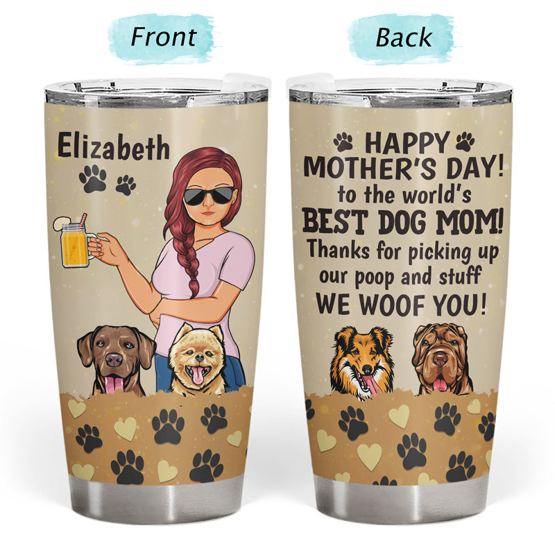 Happy Mother's Day, Best Dog Mom, I Woof You, Custom Shirt For Dog