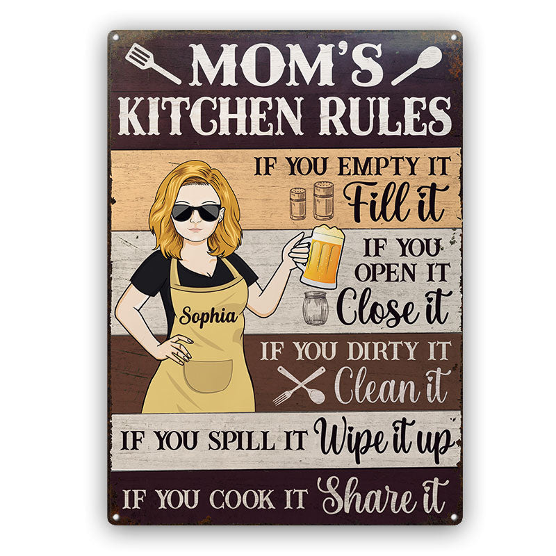 Baking Cooking Don't Make Me Custom Poster, Funny Kitchen Decor - Wander  Prints™