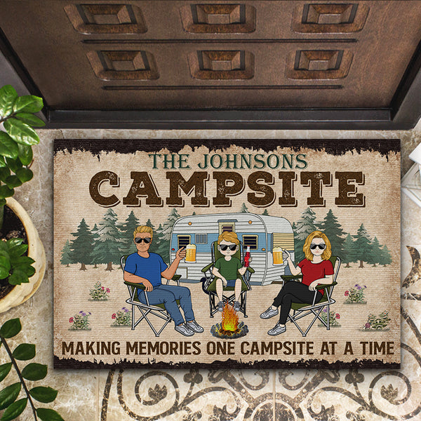 Making Memories One Campsite at A Time - Personalized Camping Quilt Labels  Labels