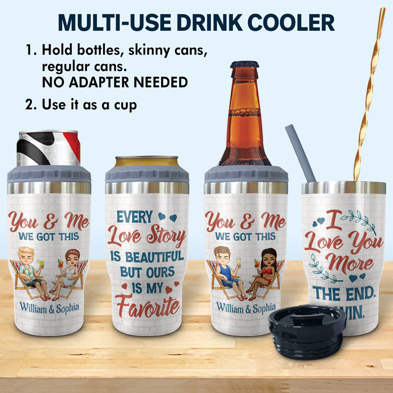 Husband & Wife Drinking Buddies For Life - Couple Gift - Personalized -  Wander Prints™