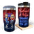 Husband & Wife Drinking Buddies For Life Bar - Couple Gift - Personalized Custom Triple 3 In 1 Can Cooler