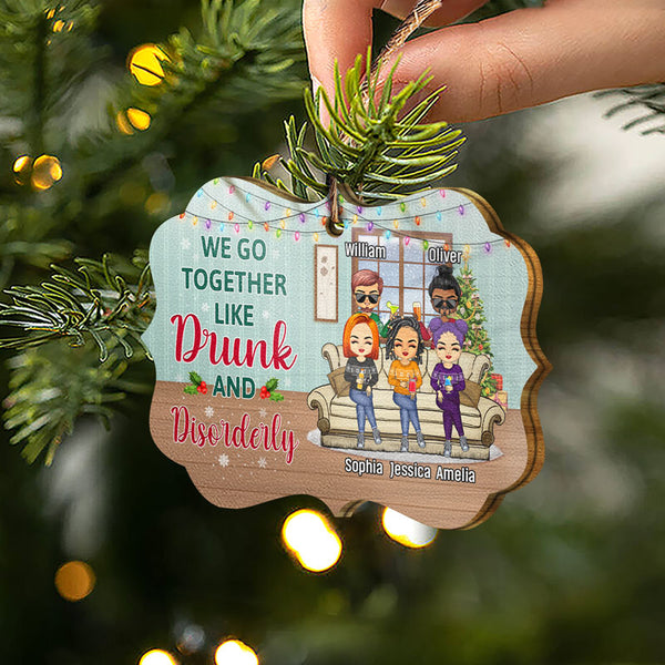 Here's To Another Year Of Bonding Over Alcohol Christmas Best Friends -  Wander Prints™