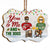You & Me And The Dogs Husband Wife Couple - Christmas Gift For Dog Lovers - Personalized Custom Wooden Ornament