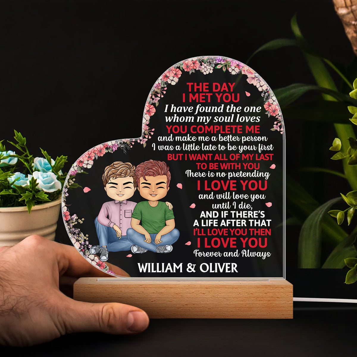 Family Couple The Day I Met You - Couple Gift - Personalized Custom Tu -  Wander Prints™