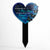 In Our Hearts You Will Forever Stay - Memorial Gift - Personalized Custom Heart Acrylic Plaque Stake