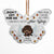 Mom Don't Cry For Me - Dog Memorial Gift - Personalized Custom Butterfly Acrylic Ornament