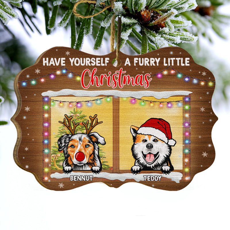 Have Yourself A Furry Little Christmas - Personalized Ornament For