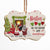 Besties Are Tied Together With Heartstrings - Bestie BFF Gift - Personalized Custom Wooden Ornament