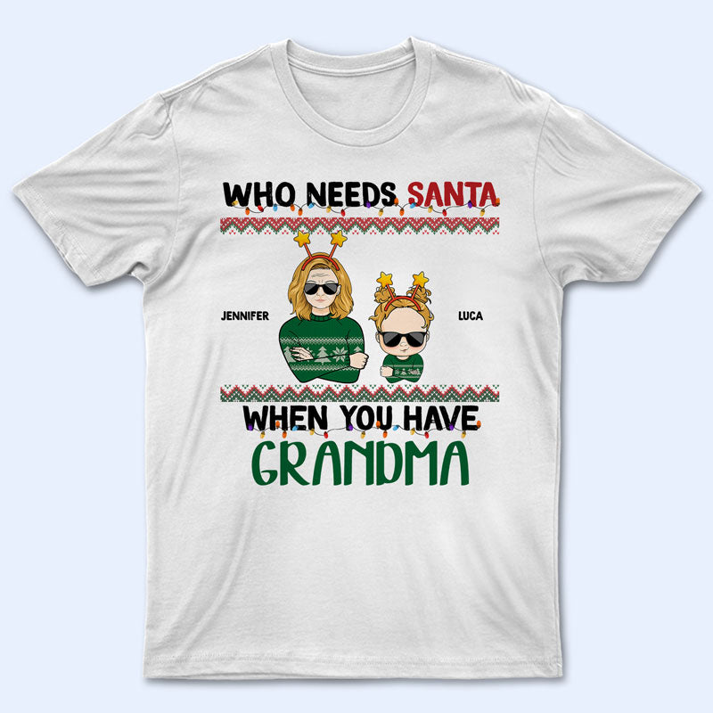 Grandma & Grandpa Christmas Pajamas. Custom Grandparents 