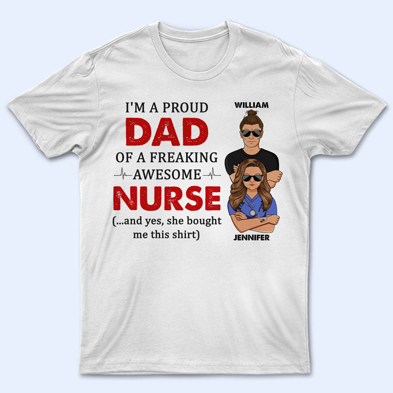 nurse dad t shirt