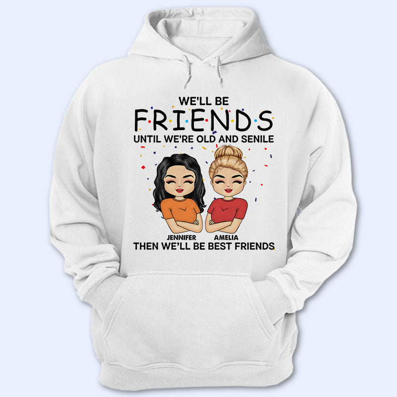Chibi Bestie We'll Be Friends - Gift For BFF, Sisters - Personalized Custom Hoodie