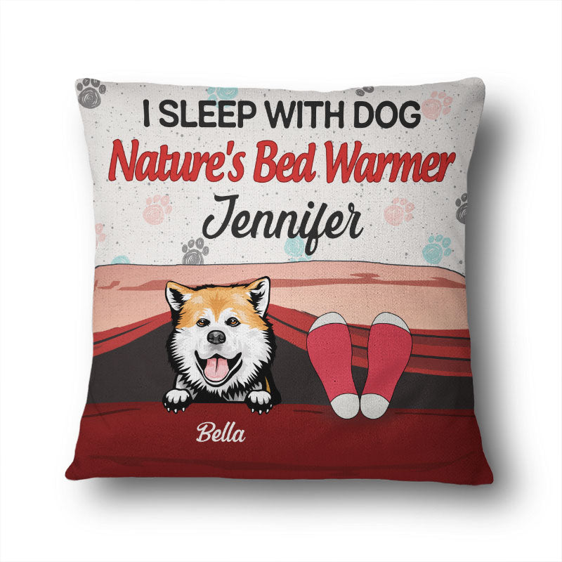 Dog Mom Nature's Bed Warmers - Dog Lovers Gift - Personalized Custom Pillow