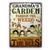 Grandma's Garden Feeding The Bees - Gift For Grandma, Mom, Auntie - Personalized Custom Classic Metal Signs