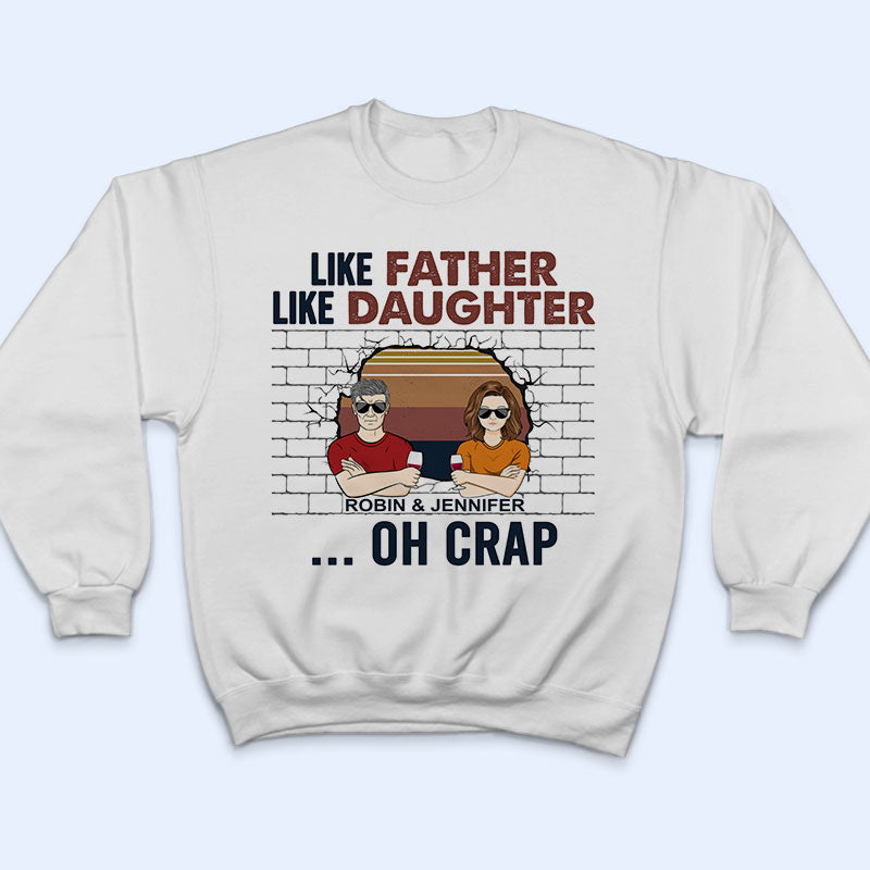 Like Father Like Daughter - Personalized Ugly Sweater