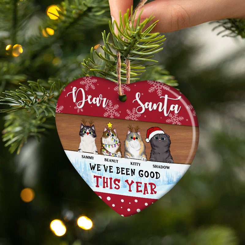 Dear Santa We've Been Good This Year - Christmas Gift For Cat Lovers ...