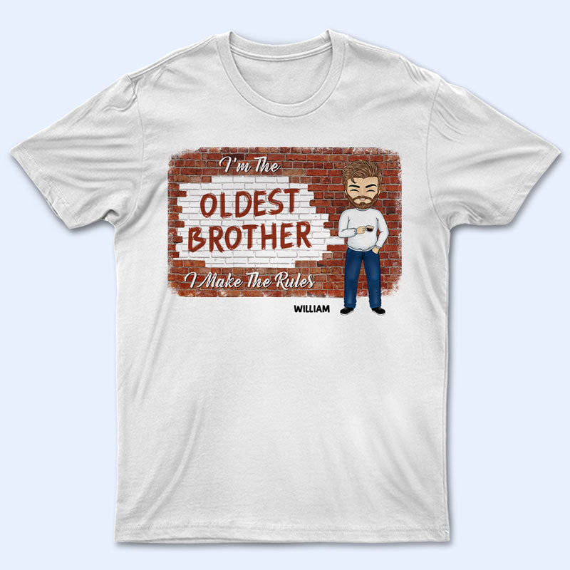 The Rules Sisters Brothers - Family Gift For Sibling - Personalized Custom T Shirt
