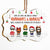 Side By Side Grandparents & Grandkids - Christmas Gift For Grandparents - Personalized Custom Wooden Ornament