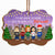 Work Bestie It's Not Where You Work - Christmas Gift For Colleagues - Personalized Wooden Ornament