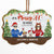 It's Merry In Here Family With Dog Cat - Christmas Gift For Couple - Personalized Custom Wooden Ornament