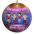 Oh What Fun! Bestie Squad - Christmas Gift For Best Friends - Personalized Custom Circle Ceramic Ornament