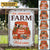 Autumn Farm Happy Harvest Welcome, Fall Season, Farmhouse, Outdoor Farm Decor, Custom Classic Metal Signs