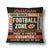 American Football Zone Tackle Touchdown - Personalized Custom Pillow