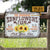 Autumn Sunflower Farm Pure Organic Custom Classic Metal Signs, Fall Season, Farm Decor