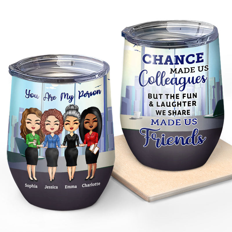 Coworker Gifts for Women - Chance Made Us Collegues - Office Gifts