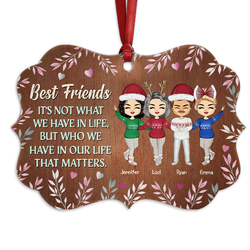 Personalized Christmas Gift For Best Friends Ornament, Best Friends Ch -  Vista Stars - Personalized gifts for the loved ones