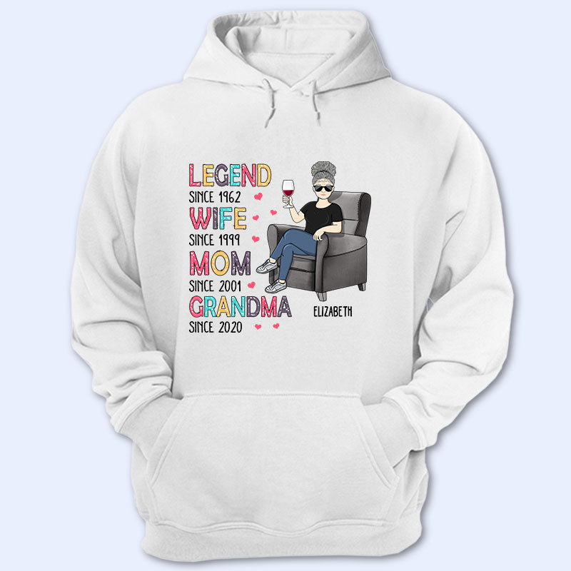 Legend Wife Mom Grandma - Gift For Mother - Personalized Custom T Shirt