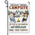 Let's Sit By The Campfire Husband Wife Camping - Couple Gift - Personalized Custom Flag
