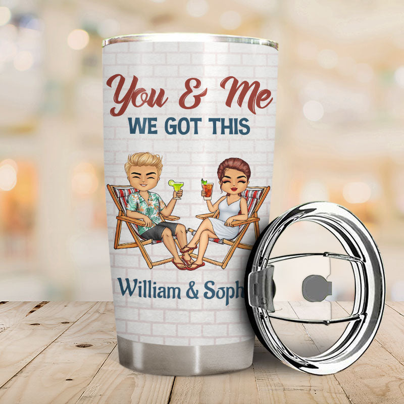 Husband & Wife Drinking Buddies For Life - Couple Gift - Personalized -  Wander Prints™