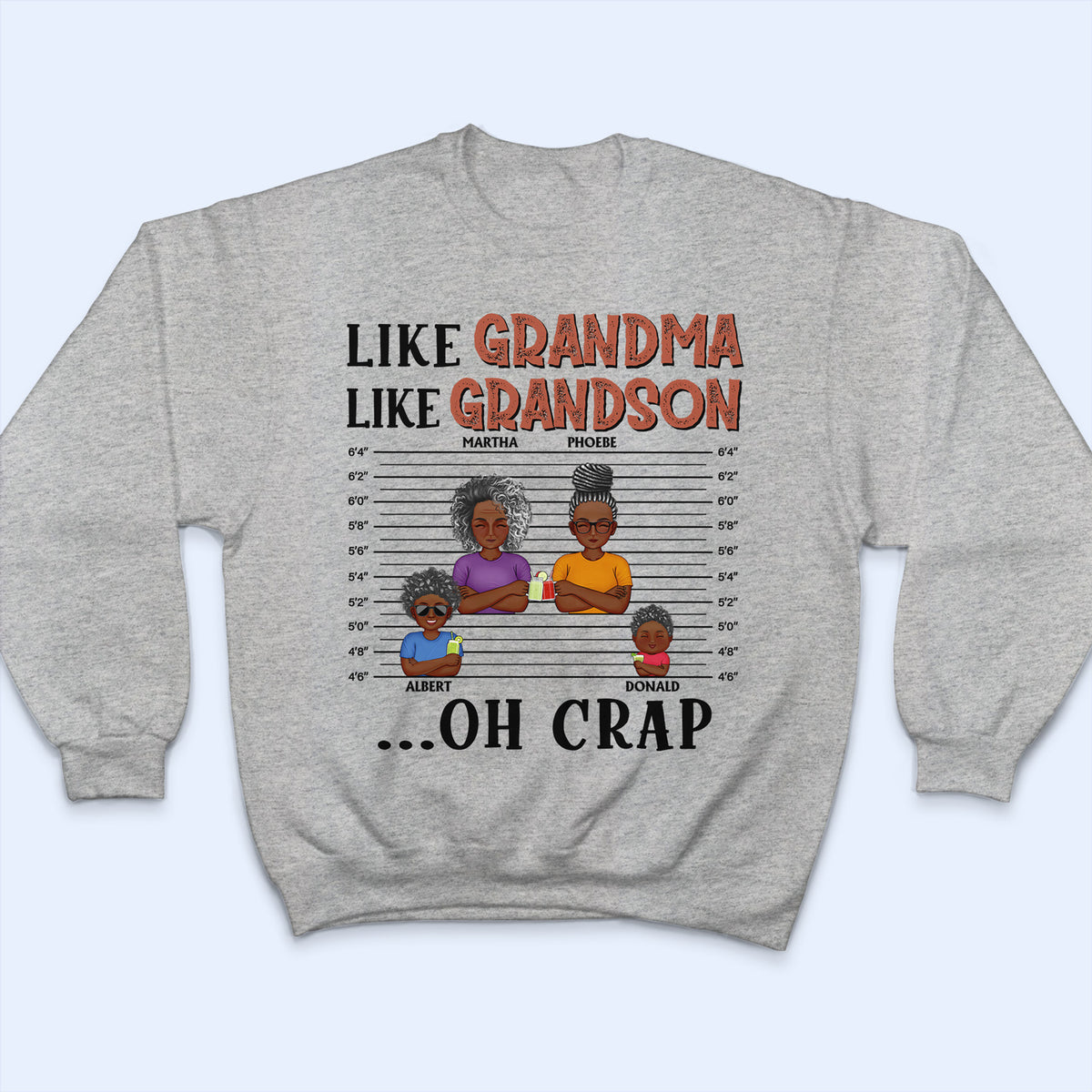Like Mother Like Daughter Oh Crap - Personalized Custom T Shirt - Wander  Prints™