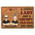 Family A Lovely Lady And A Grumpy Old Man Live Here - Gift For Couples - Personalized Custom Doormat