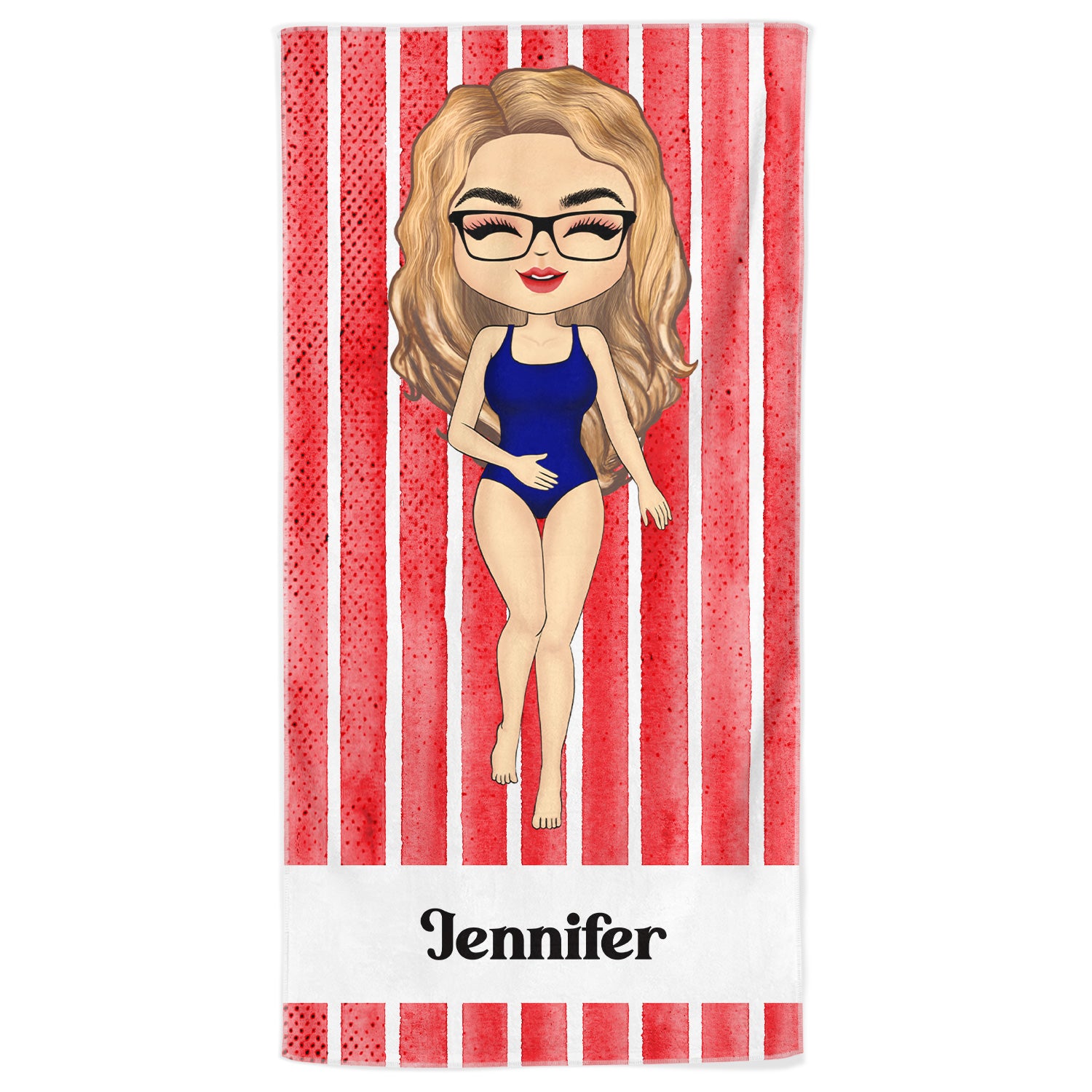 Just A Girl Who Loves Beaches - Personalized Custom Water Tracker Bott -  Wander Prints™