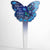 Butterfly Memorial There Are Angles Among Us - Memorial Gift - Personalized Custom Butterfly Acrylic Plaque Stake