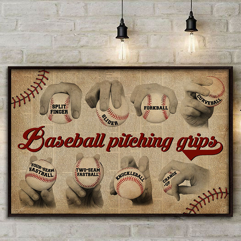 baseball pitch grips