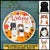 Cat Welcome Fall Autumn Custom Wood Circle Sign, Cat Door Hanger, Cat Lover Decorating Idea