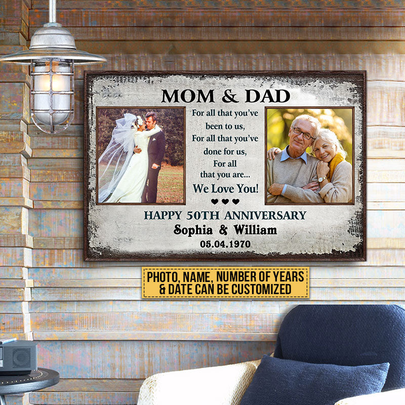 All I Want Is Mom And Dad Memorial, Custom Photo Pillow, Personalized -  PersonalFury