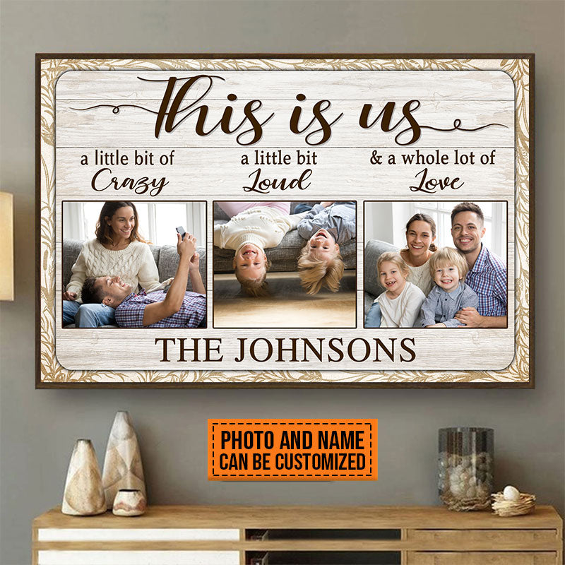 Custom Photo Family Couple Husband Wife This Is Us Photo Gift Custom Poster, Anniversary, Wall Pictures, Wall Art, Wall Decor