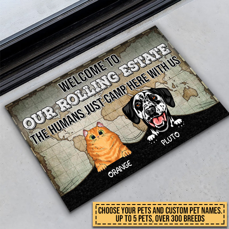 This is How We Roll Welcome Mat, Personalized Doormats, RV Welcome Doormat,  Home Decor, Front Door, Home Doormat, Custom Door Mats, Outdoor