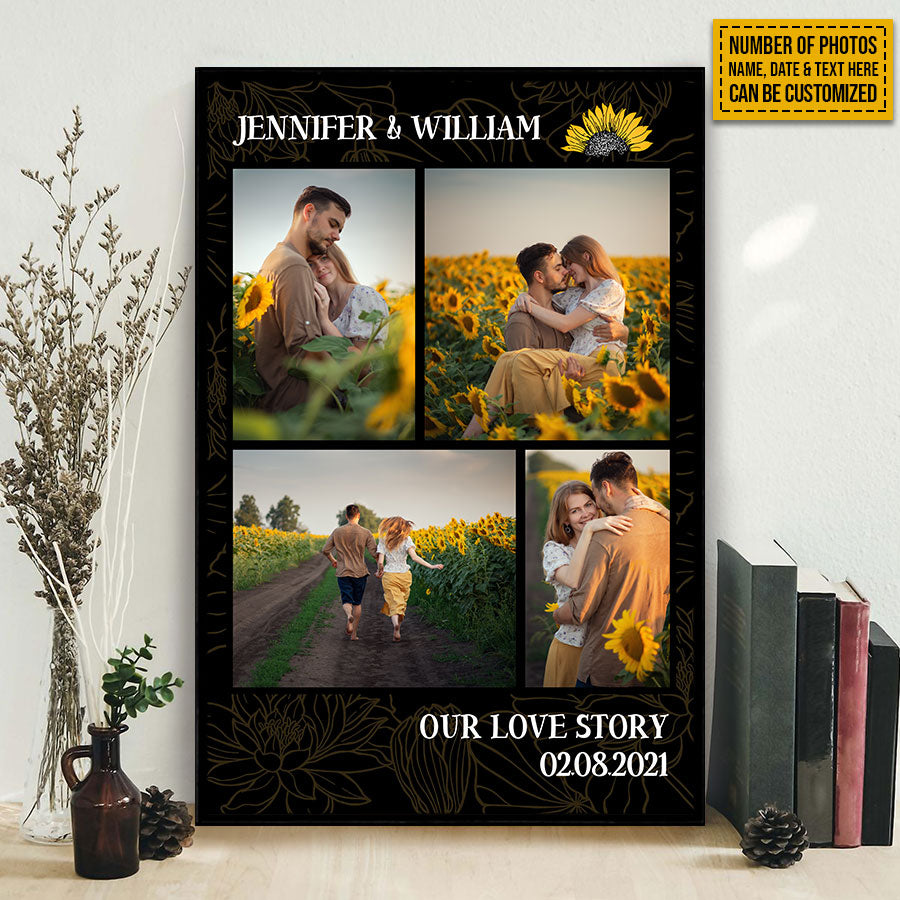 Romantic Gifts for Couples Photo Album with Message and Photo Printing
