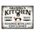 Kitchen Seasoned With Love Mom Grandma - Personalized Custom Classic Metal Signs